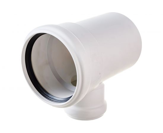 Тройник для бесшумной канализации Ostendorf SKЕА DN100/50х87 градусов Ger 335420 – изображение 3