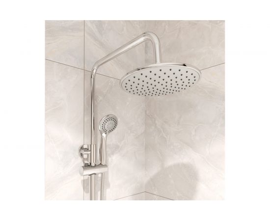 Смеситель с верхним душем Milardo Helic HELSB1FM06 – изображение 3