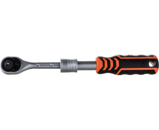 Телескопическая трещотка AV Steel 1/4 72 зубца 190-225мм AV-508670 – изображение 4