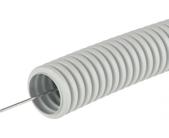 Труба ПВХ с протяжкой 25мм 50м серая DKC 91925 – изображение 4