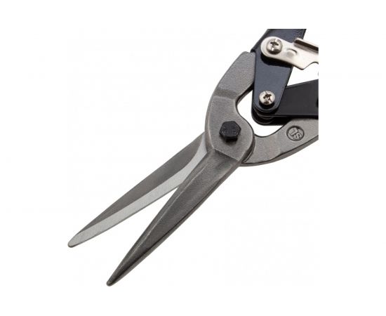 Ножницы по металлу SPARTA, удлиненные, 290 мм, пряморежущие, обрезиненные рукоятки 783165 – изображение 4