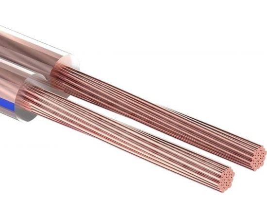 Акустический кабель REXANT 2х2,50кв.мм прозрачный BLUELINE 01-6208-3-20 – изображение 4