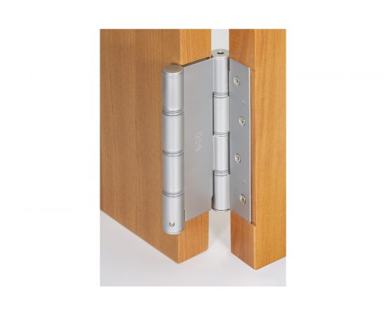 Барная пружинная петля двойного действия ALDEGHI LUIGI SPA 155х27х40 мм, цвет: матовый чёрный, к-т: 2 шт + монтажный набор 87NO155-40 – изображение 5