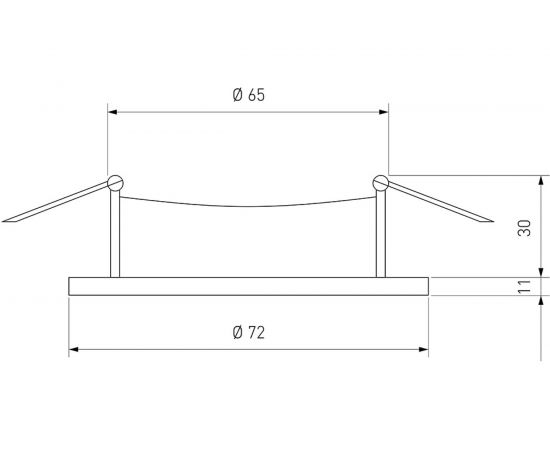 Встраиваемый светильник Elektrostandard 111 MR16, белый a053337 – изображение 6