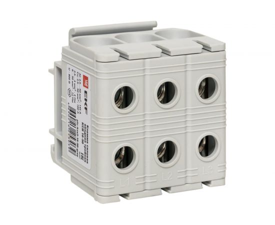 Силовая вводная тройная клемма EKF, КСВ 16-50 серая PROxima plc-kvs3-16-50-grey – изображение 7
