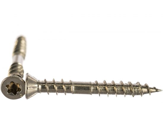 Шуруп для террасной доски ЕВРОПАРТНЕР самозенкующий, потай TORX 25, А2 5x40 25шт. E1 1418 1 