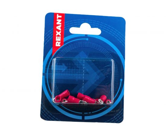 Кольцевой наконечник REXANT изолированный 0.5-1.5кв.мм 10 шт 08-0012-10 