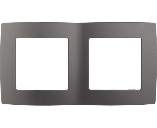 Рамка на 2 поста ЭРА 12-5002-12 12, графит Б0019370 