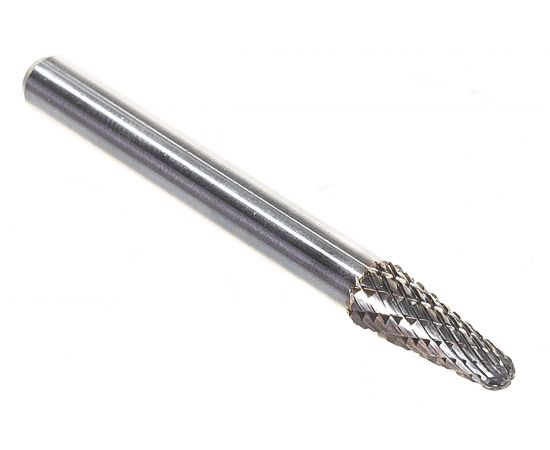 Борфреза твердосплавная сфероконическая с двойной насечкой (6х16 мм; хвостовик 6 мм) ПНЕВМО-ТРЕЙД L0616-M06 