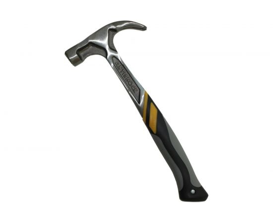 Молоток NIKONA Roughneck ANTISHOCK с изогнутым гвоздодером, цельнокованный, 16oz 60-716 