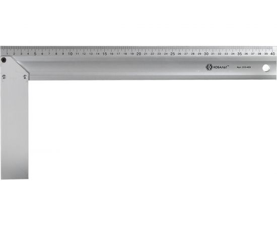 Столярный алюминиевый угольник 400 мм КОБАЛЬТ 910-409 
