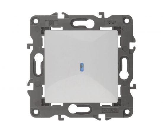 Выключатель с подсветкой ЭРА 14-1102-01 10АХ-250В, IP20, Elegance, белый Б0034215 