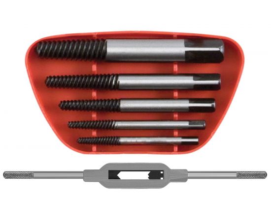 Набор экстракторов с держателем 5 штук FIT IT 36434 