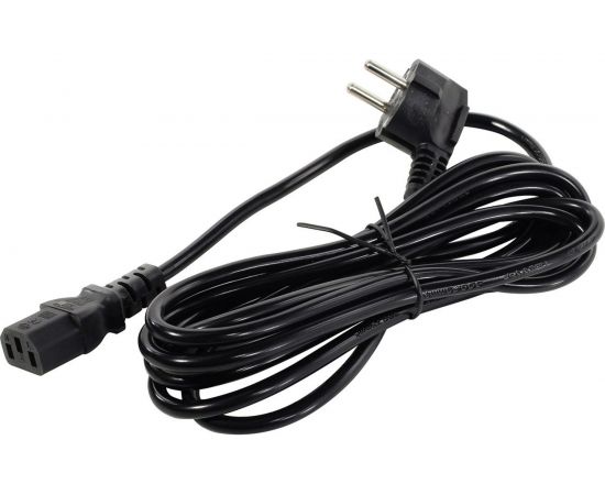 Кабель питания 5bites евровилка Shuko-компьютер IEC-320-C13 220V сечение 3x0.75мм2 3м PC207-30A 