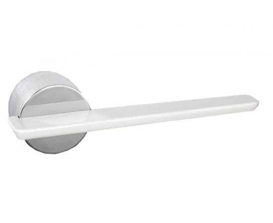 Дверные ручки VAL DE FIORI ВИЕСТЕ супер белый/хром блест. 2 шт INDH 714-21 SW/CP 