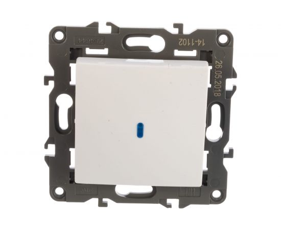 Выключатель с подсветкой ЭРА 14-1102-01 10АХ-250В, IP20, Elegance, белый Б0034215 – изображение 2