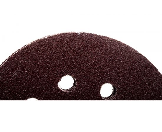 Круг шлифовальный на липучке (10 шт; 125 мм; 8 отверстий; Р60) Калибр 00000001313 – изображение 2