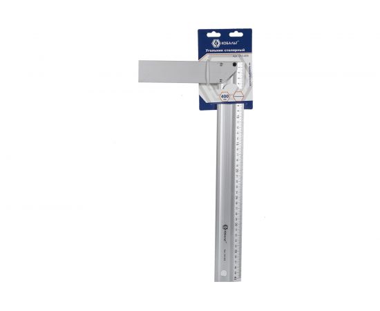 Столярный алюминиевый угольник 400 мм КОБАЛЬТ 910-409 – изображение 2