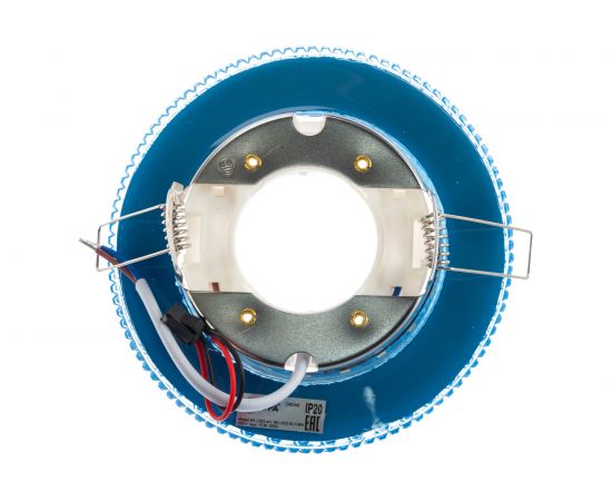 Светильник ЭРА DK LD23 BL1/WH декор cо светодиодной подсветкой Gx53, голубой Б0029628 – изображение 2