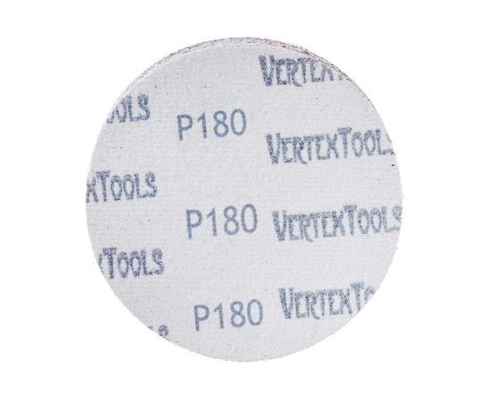 Круг абразивный под липучку (125 мм; Р180) Vertextools 12800-180 – изображение 2