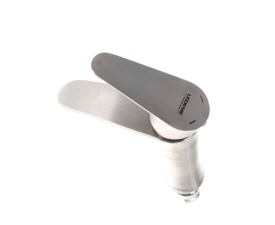 Смеситель для умывальника LEDEME картридж 35 мм, нержавейка, L71002 65848 – изображение 2