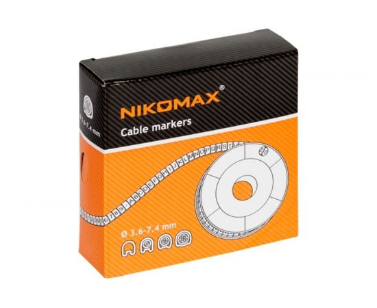 Кабельный маркер NIKOMAX цифра 3, желтый, 500 шт. NMC-CMR-3-YL-500 – изображение 2