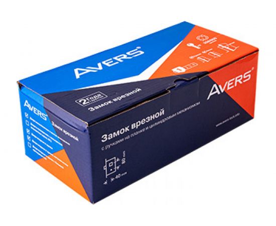 Врезной замок Avers 1323/70-G 28083 – изображение 2