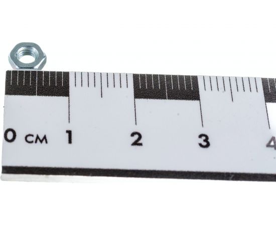 Гайка Стройметиз М3 DIN 934, цинк уп. 30 шт 3030011 – изображение 3