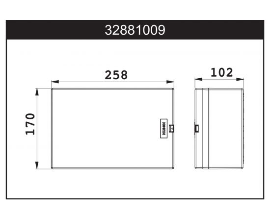 Бокс NILSON ОУ 9-местн. для авт.Выключатель QUANTUM 32881009 – изображение 3