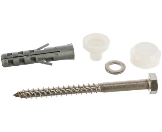 Комплект крепления для унитаза ГОСКРЕП 8х40 с белой заглушкой 2 шт. 9-0016550 – изображение 3
