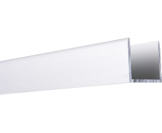 Швеллер GAH ALBERTS алюминиевый, серебро 24,6x24x1,8х1000мм, 30920 – изображение 3