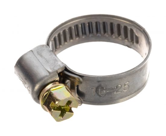 Хомуты Зубр ЭКСПЕРТ нерж. сталь накатная лента 9мм 16-25мм 5шт 3787-16-25 – изображение 3