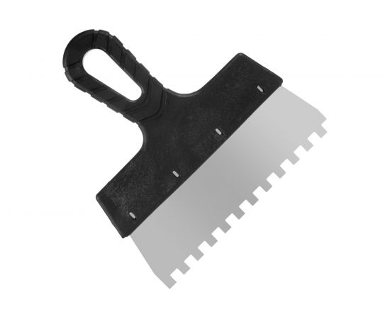 Фасадный зубчатый шпатель (нержавеющая сталь, 200мм, зуб.8x8мм) РемоКолор Мастер 12-8-200 – изображение 4