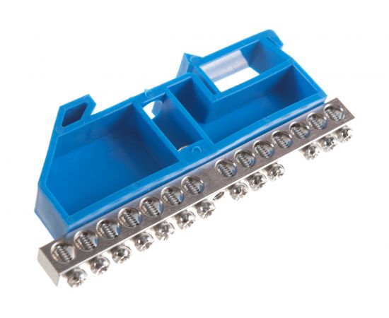 Шина ЭРА NO222881 N Ноль на DIN-изол ШНИ-6х9-14, никелированная, Д-Синий 10 Б0044137 – изображение 4