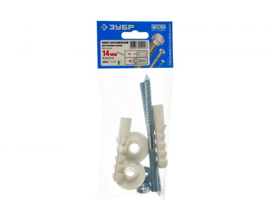 Набор для крепления раковин Зубр 14 мм 44216 – изображение 4