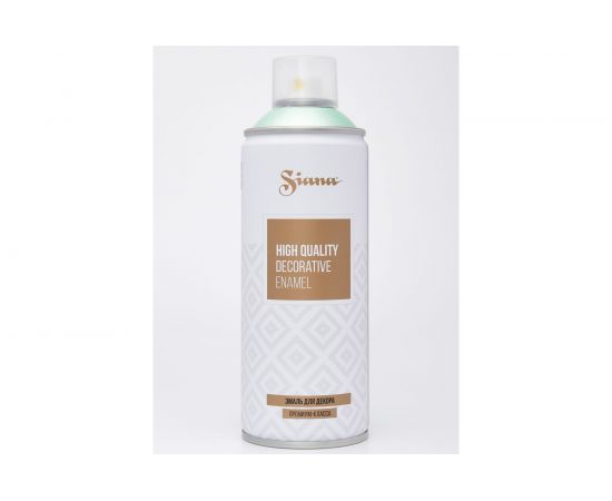 Аэрозольная эмаль Siana High Quality жемчужно-мятный SNM006 – изображение 4