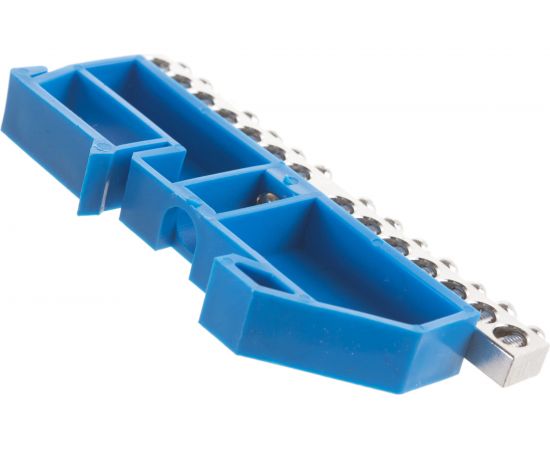 Шина ЭРА NO222881 N Ноль на DIN-изол ШНИ-6х9-14, никелированная, Д-Синий 10 Б0044137 – изображение 5