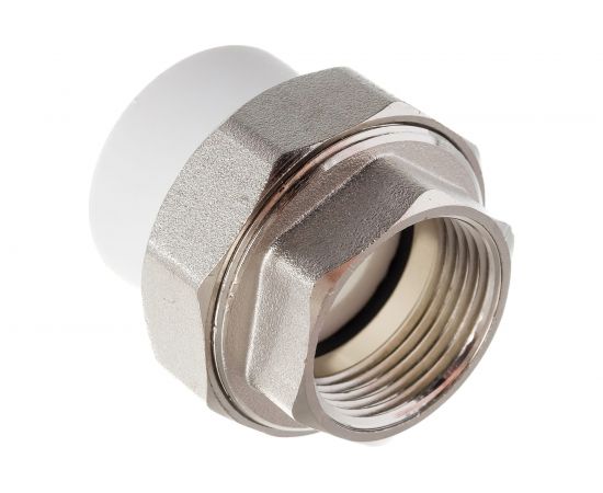 Комбинированная муфта СТМ ПЛАСТ PP-R, разъемная, с внутренней резьбой, DN 25х3/4" CPRF2534 – изображение 5