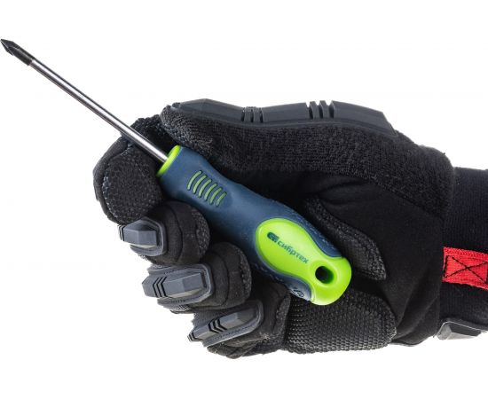 Отвертка, Ph1 х 80 мм CrV, 2-х компонентная рукоятка СИБРТЕХ 11839 – изображение 5