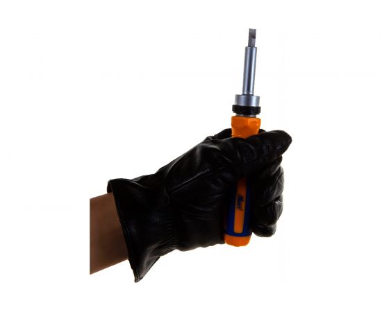 Реверсивная отвертка с битами и головками 45 предмета KT 700407 – изображение 6