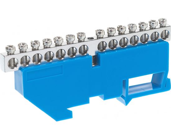 Шина ЭРА NO222881 N Ноль на DIN-изол ШНИ-6х9-14, никелированная, Д-Синий 10 Б0044137 – изображение 8