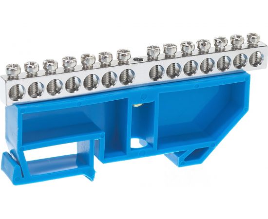 Шина ЭРА NO222881 N Ноль на DIN-изол ШНИ-6х9-14, никелированная, Д-Синий 10 Б0044137 – изображение 9