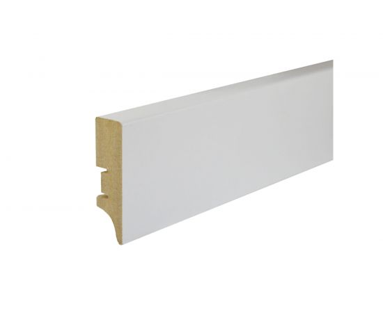 Плинтус Смартпрофайл Пеинт 60 (60 мм; 2.4 м; МДФ; Белый под покраску) GRACE УТ000018292 