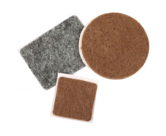 Набор фетровых подкладок ЕВРОПАРТНЕР №1, D35 - 4 шт. 20x20 - 8 шт. 25x35 - 8 шт. 6 3094 2 