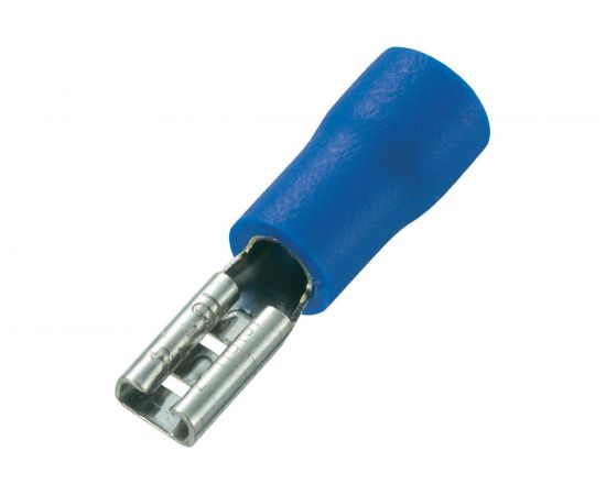 Плоская изолированная клемма REXANT, гнездо 3.8 мм, 1.5-2.5 кв.мм, РПИм 2-250 08-0431 