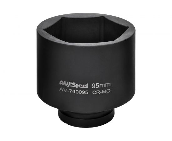 Головка ударная шестигранная (95 мм; 1DR) AV Steel AV-740095 