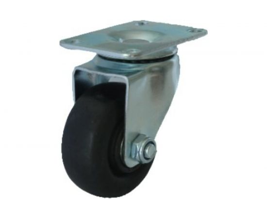 Колесо поворотное термостойкое нейлоновое (фенольное) 75 мм MFK-TORG 1142075 