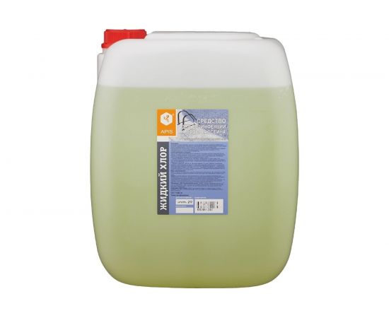 Жидкий хлор для бассейна APIS канистра 35 кг 4665296514639 