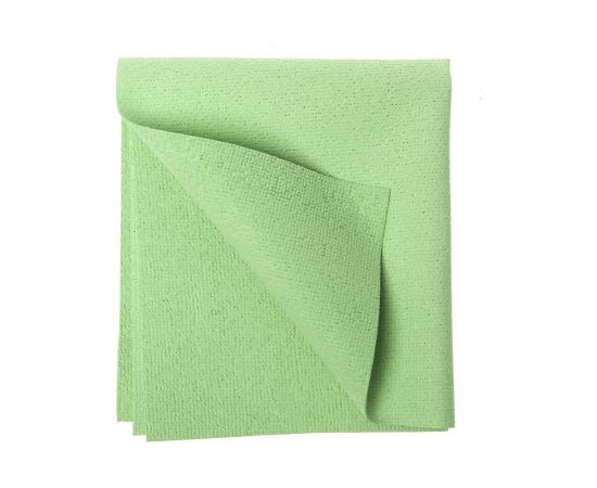Салфетка HQ Profiline, 35 х 40 см, для стекла, микроволоконная ПУ, зеленая, 73614 