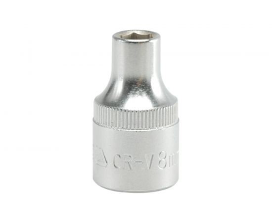 Головка торцевая короткая (8 мм; CrV; 1/2DR) YATO YT-1201 
